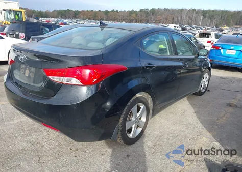 2013 Hyundai Elantra Gls z USA, uszkodzony, nr VIN 5NPDH4AE7DH414946